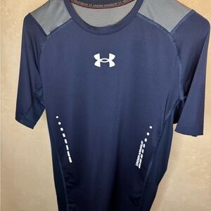 LG Black and Gray Under Armour Performance Tee Interior Print